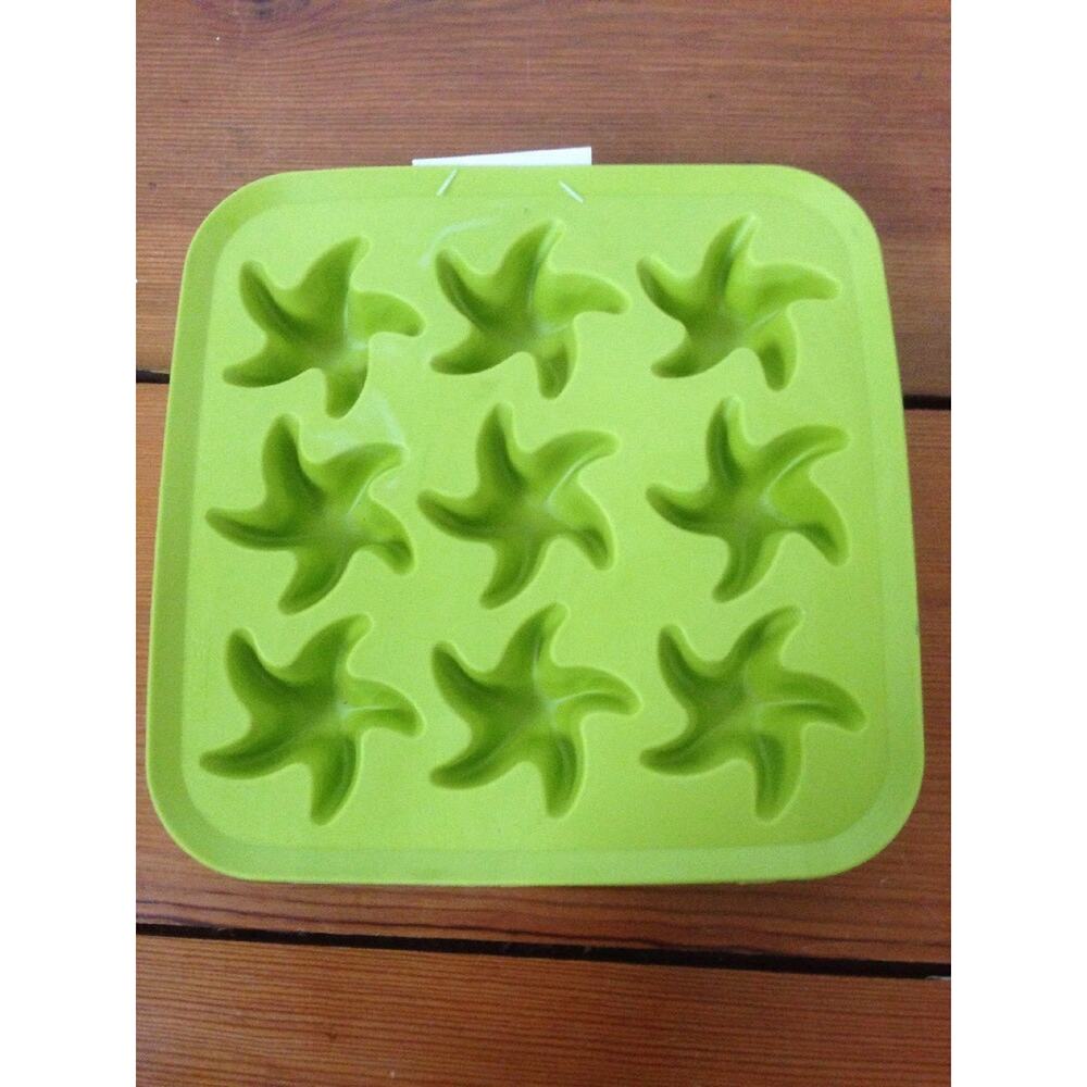 IKEA Silicone Rubber Flexible Ice Cube Fat Bomb LCHF Keto Tray Starfish Mold